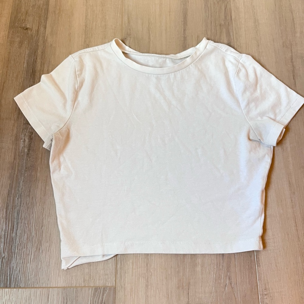White Crop Top